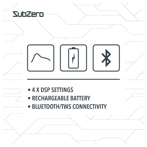 SubZero L48 Bluetooth Column DSP PA System with Cover