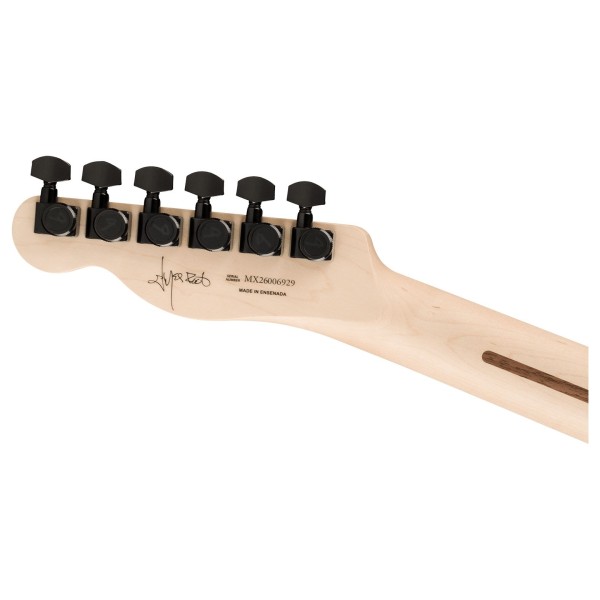Fender Jim Root Telecaster, Ebony Fingerboard, Shoreline Gold - back of headstock