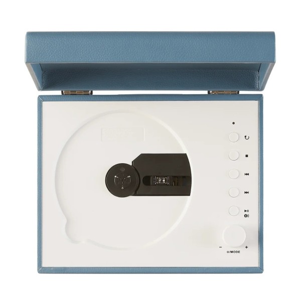 Crosley Voyager CD Player, Washed Blue - Top