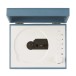 Crosley Voyager CD Player, Washed Blue - Top