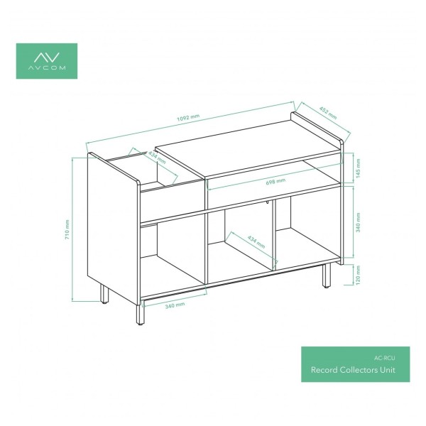 AVCOM Record Collectors Unit, Oak