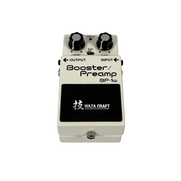 BOSS BP-1w Booster/Preamp 技 WAZA CRAFT Boss BP-1W Waza Craft Booster/Preamp Pedal - Secondhand at Gear4music