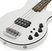 Music Man Reflex H Bass Guitar, RN, White