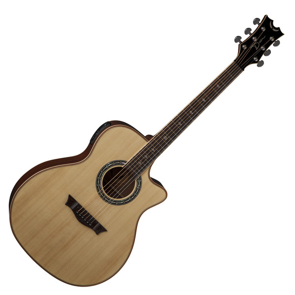 Dean Exotica Plus Solid Top Electro Acoustic Guitar, Natural Gloss