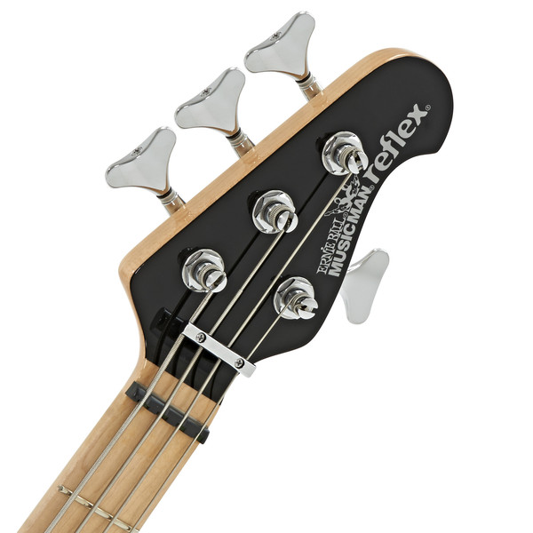 Music Man Reflex HSS Bass Guitar, MN, Black at Gear4music