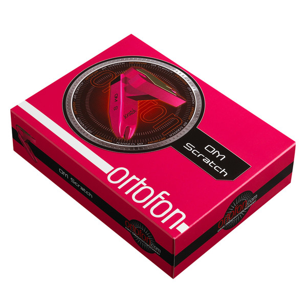 Ortofon OM Scratch Cartridge, Pink at Gear4music
