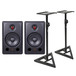 Fostex PX-5 Professional Active Monitors with Stands (Pair)