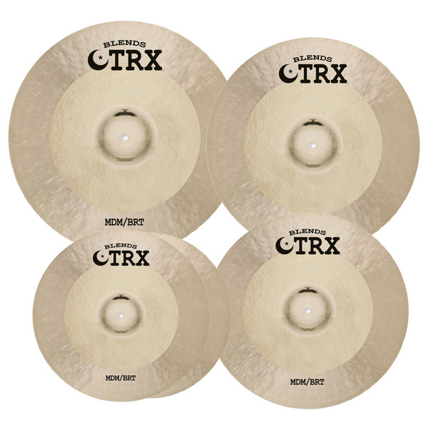 TRX Blends Series Cymbal Set with an Extra 18'' Crash 