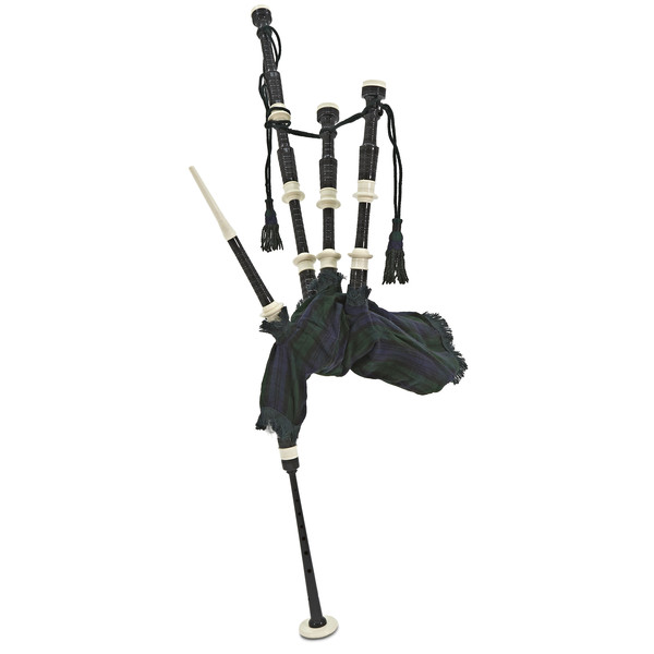 Deluxe Bagpipes by Gear4music, Black Watch