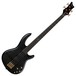 Dean Edge Pro Bass Guitar, Trans Black