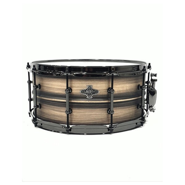 Liberty Metal Series 14x6.5 Snare, Antique Dark Brushed Brass