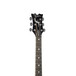 Dean Mako Dave Mustaine Flamed Electro Acoustic Guitar, Trans Black