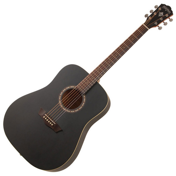 Washburn WD7S Harvest Series, Dreadnought Acoustic, Matte Black