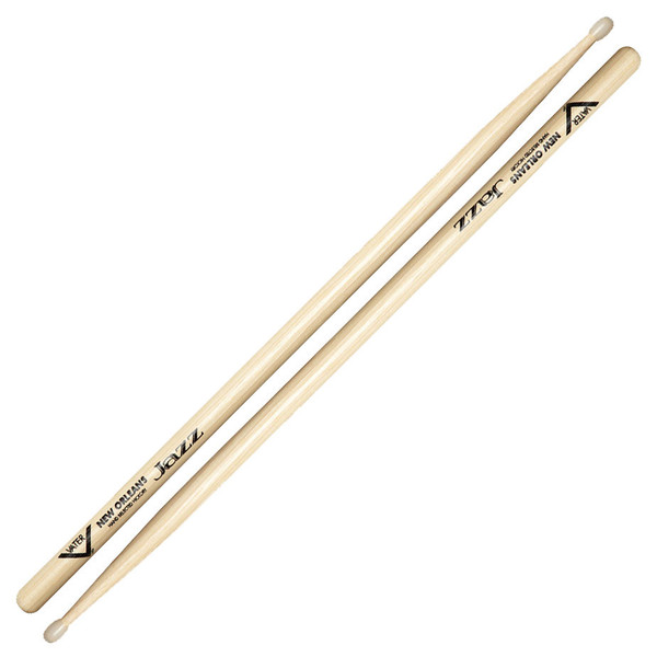 Vater Hickory New Orleans Jazz Nylon Tip Drumsticks