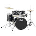 Pearl Roadshow 5 Piece Fusion Drum Kit, Jet Black