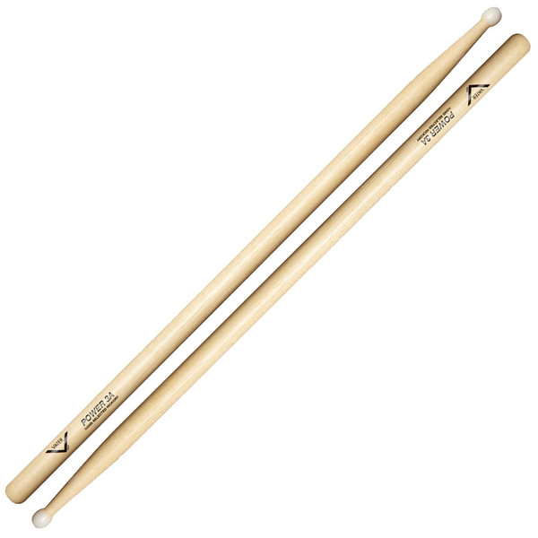 Vater Hickory Power 3A Nylon Tip Drumsticks