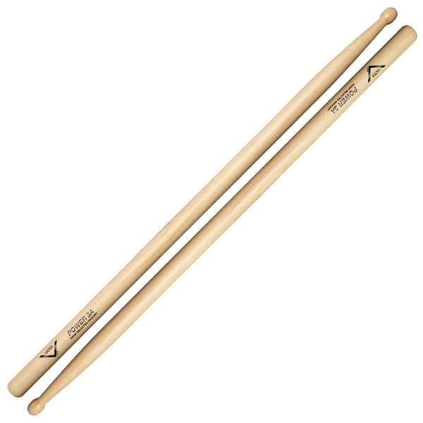 Vater Hickory Power 3A Wood Tip Drumsticks