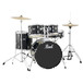 Pearl Roadshow 5 Piece Compact Drum Kit, Jet Black