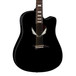 Dean V-Wing Thin Body Electro Acoustic Guitar, Classic Black