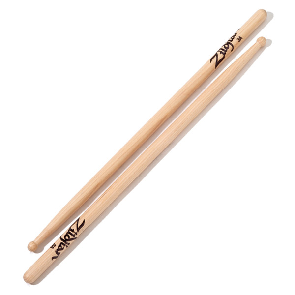 Zildjian 3A Wood Tip Drumsticks