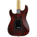 Fender Limited Edition Sandblasted Stratocaster, Crimson Red Trans