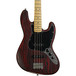 Fender Limited Edition Sandblasted Jazz Bass, Crimson Red Trans