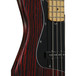 Fender Limited Edition Sandblasted Jazz Bass, Crimson Red Trans