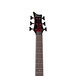 Dean Edge Active EQ 6 String Bass Guitar, Trans Black