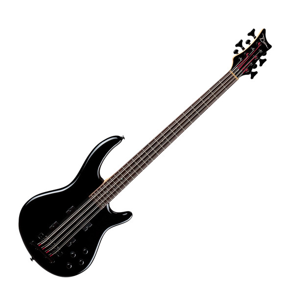 Dean Edge Active EQ 8 String Bass Guitar, Classic Black