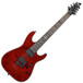 Schecter Damien Elite-7 7-String Guitar, Crimson Red