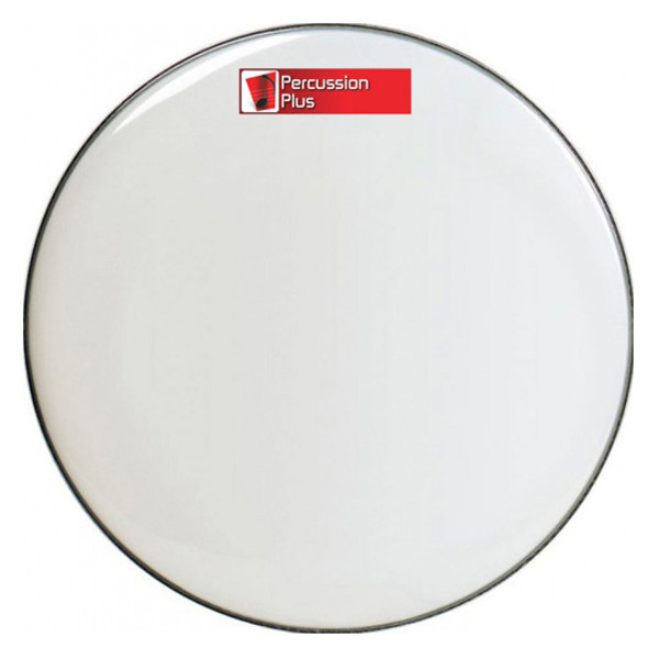 Percussion Plus White Bass Drum Head, 24" (61 cm)