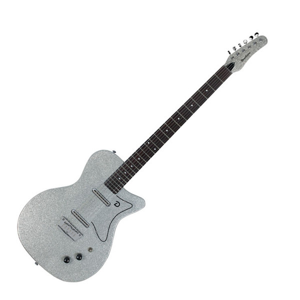 Danelectro 56 Baritone Electric Guitar, Silver Metal Flake