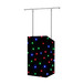 Equinox MICRON DJ Booth Tri LED Starcloth System, Black Cloth