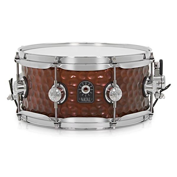 Natal 12'' x 5.5'' Hand Hammered Snare Drum, Old Bronze