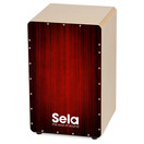 Sela Varios Pre Assembled Cajon with Removable Snare System, Red