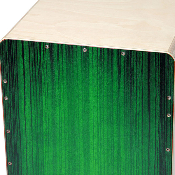 Sela Varios Pre Assembled Cajon with Removable Snare System, Green