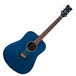 Dean Tradition AK48 Acoustic Guitar, Trans Blue w/Case