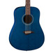 Dean Tradition AK48 Acoustic Guitar, Trans Blue w/Case