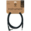 D'Addario Classic Series 1/4" Instrument Cable, Right Angle, 10ft
