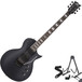 ESP LTD EC-331FR Electric Guitar, Black Satin + Free Gifts