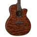 Dean Exotica Aphex Electro Acoustic Guitar, Natural Bubinga