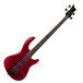 Dean Edge 10 Bass w/Active EQ, Metallic Red