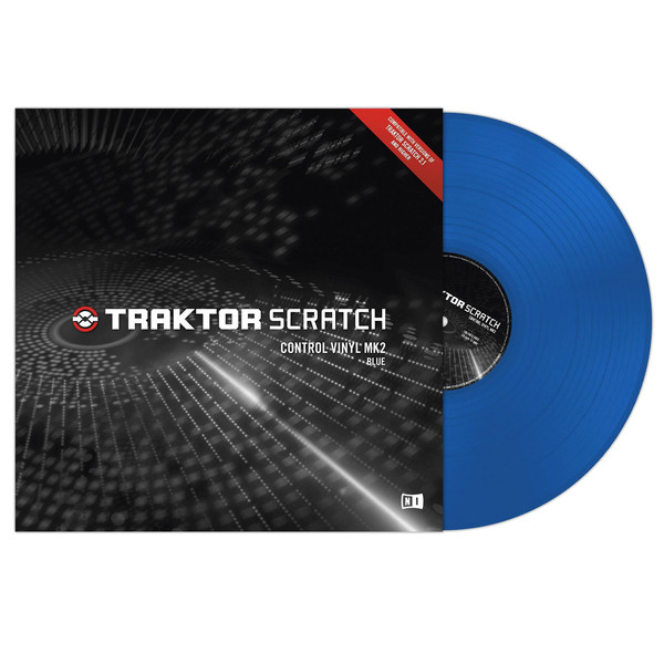 Native Instruments Traktor Scratch Control Vinyl MK2 Blue at
