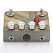 Caroline Cannonball Hand Painted Distortion Pedal, Gold/Silver