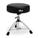 DW 9000 Serie niedriger Drumhocker mit rundem, flachem Sitz