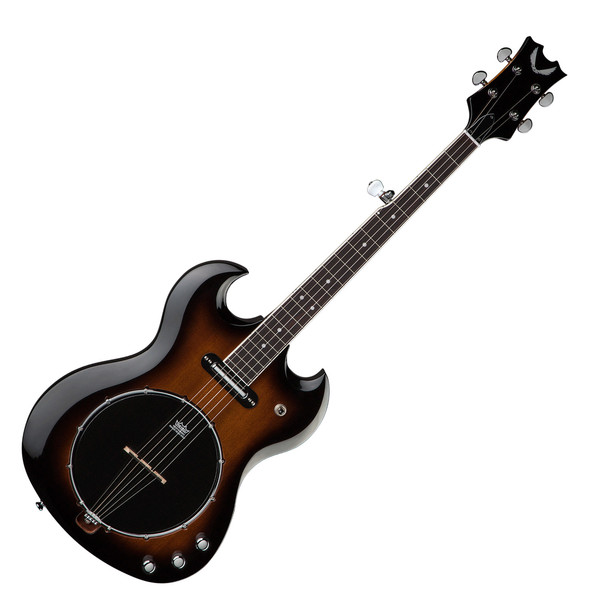 Dean Gran Sport 5 String Solid Body Banjo, Tobacco Sunburst