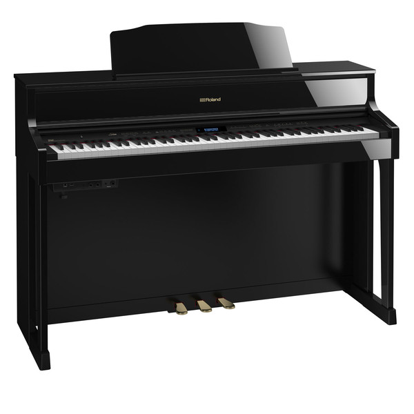 Roland HP605 Digital Piano, Polished Ebony