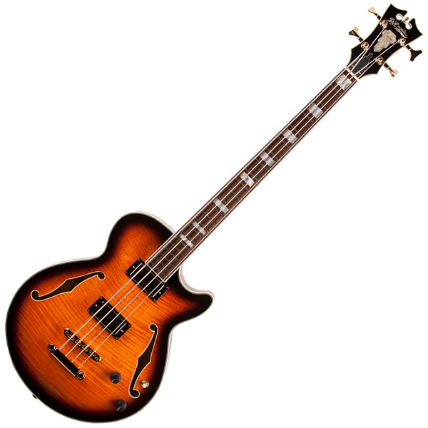 D'Angelico EX Bass Guitar, Vintage Sunburst