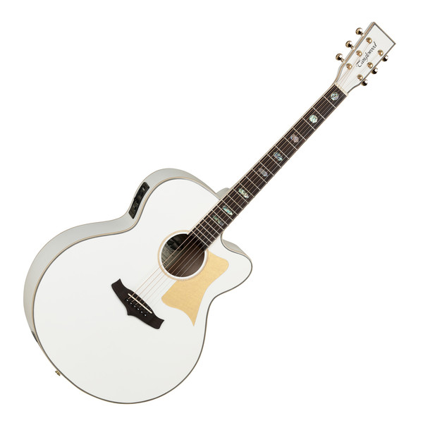 Tanglewood Evolution Viscount TSJ V1 Electro Acoustic Guitar, White