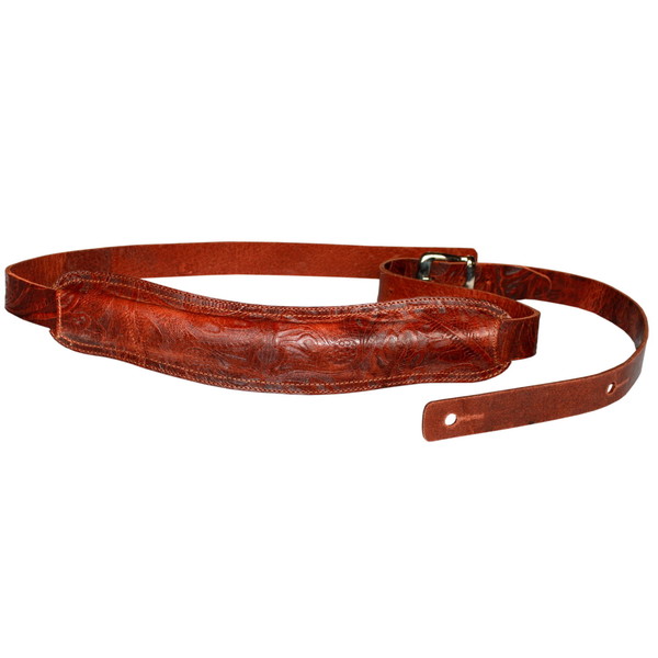 Richter 1036 Slim Deluxe Luxury Guitar Strap; Jaro Tan